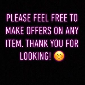 Feel free to make me an offer! 🌸😊